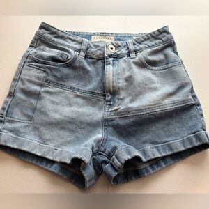 Bullhead Denim Patchwork Mom Shorts Size 9